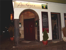 Eingangsbereich des Restaurants Aubergine in Bochum!